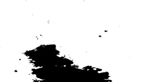 Spraying black paint on a white background Stock Footage 303171837