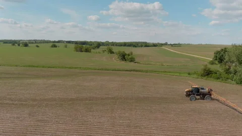 Spraying Crops Stock Footage 156005758