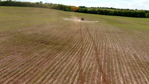 Spraying Crops Stock Footage 156006203
