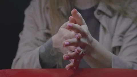 Spraying disinfectant on hands Stock Footage 267764267