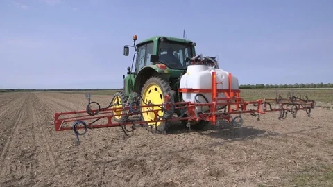 Spraying Machine Stock Footage 113296420