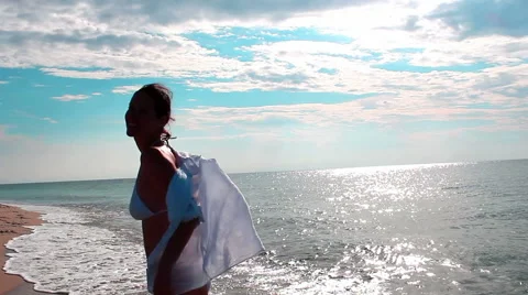 Spraying in the sea Stock Footage 41952853