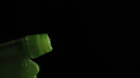 Spraying water in black Stock-Footage 109211802