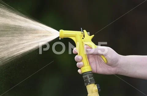 Spraying water Stock Photos