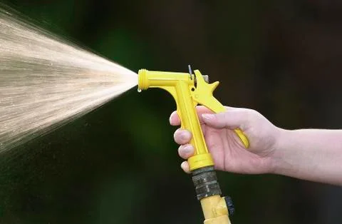 Spraying water Stock Photos