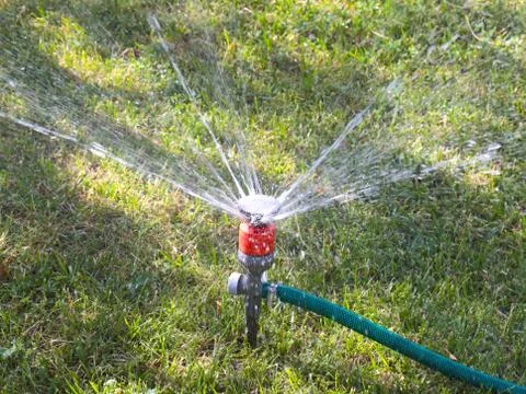 Spraying water Stock Photos