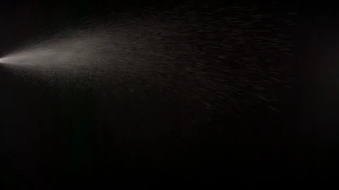 Spraying Water Slow Motion Stock Footage 94815563