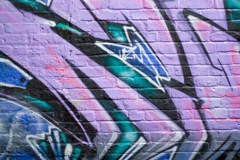 Spraypainted Graffiti Stock Photos