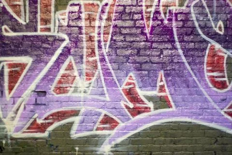 Spraypainted Graffiti Stock Photos
