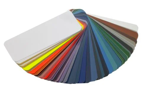 Spread color chart Stock Photos