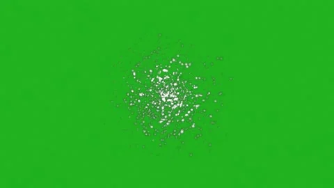 Spread Of Liquid Lather  Animated On Green Screen Stock Footage 240171391