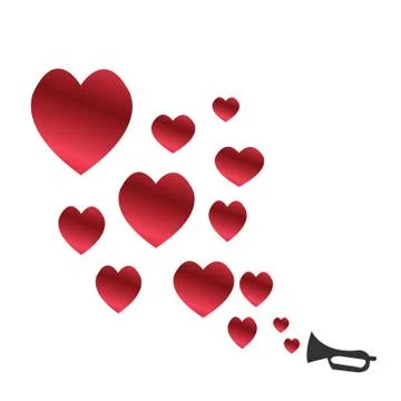 Spread the Love Stock Illustration