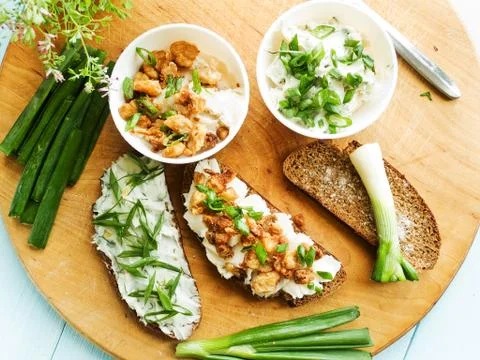 Spread for sandwiches Stock Photos