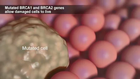 Spread of tumor cell Stock Illustration