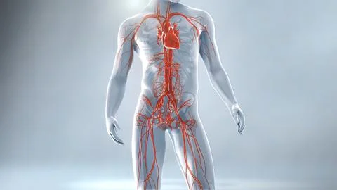 Spread of tumor cell Stock Illustration