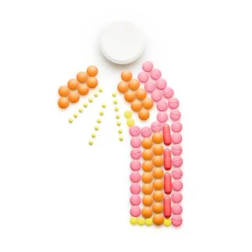 Spreading bacteria. Stock Photos