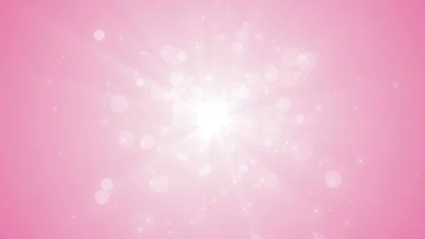 Spreading circular particle and Lens Flare animation - Pink color Stock Footage 108527792