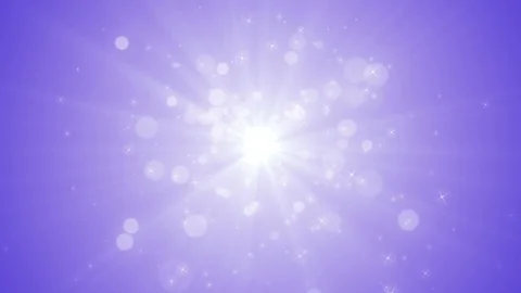 Spreading circular particle and Lens Flare animation - Purple color Stock Footage 108527892