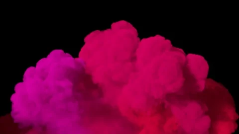 Spreading colored smoke, wiping frame from down to top. Stock Footage 83522129