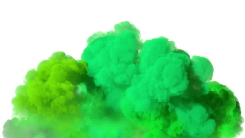 Spreading colored smoke, wiping frame from down to top. Video stock 83548159