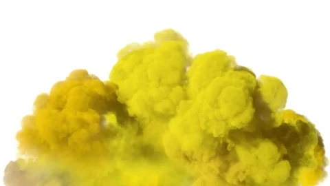 Spreading colored smoke, wiping frame from down to top. Stock-Footage 83552341