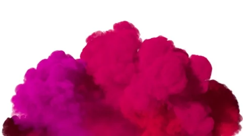 Spreading colored smoke, wiping frame from down to top. Stock Footage 83554700