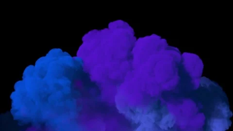 Spreading colored smoke, wiping frame from down to top. Stock Footage 83572545
