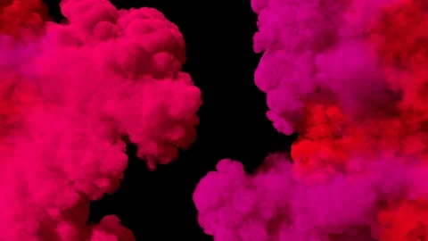 Spreading colored smoke, wiping frame horizontally. Medium distance. Video stock 88922863