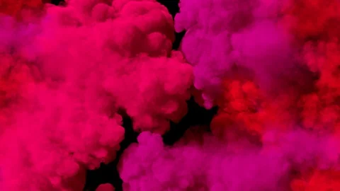 Spreading colored smoke, wiping frame horizontally. Short distance. Stock Footage