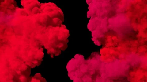 Spreading colored smoke, wiping frame horizontally. Medium distance. Stock Footage 88952841