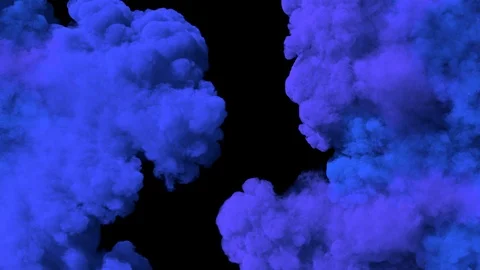 Spreading colored smoke, wiping frame horizontally. Medium distance. Stock Footage 89300310