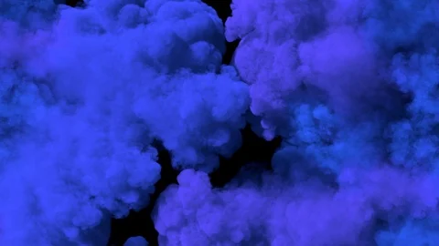 Spreading colored smoke, wiping frame horizontally. Short distance. Video stock 89654823