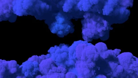 Spreading colored smoke, wiping frame vertically. Stock Footage 91850579