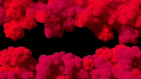 Spreading colored smoke, wiping frame vertically. Stock Footage 91924136