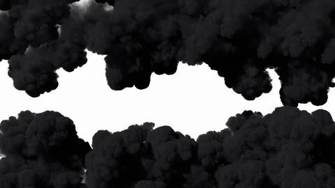 Spreading colored smoke, wiping frame vertically. Stock Footage 92089947