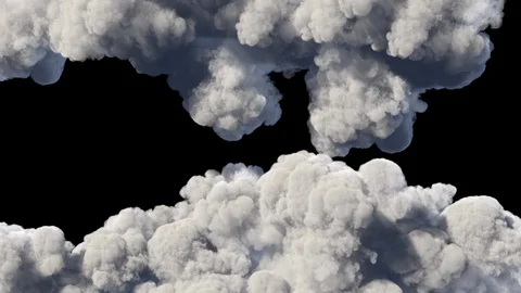Spreading colored smoke, wiping frame vertically. Video stock 92154732