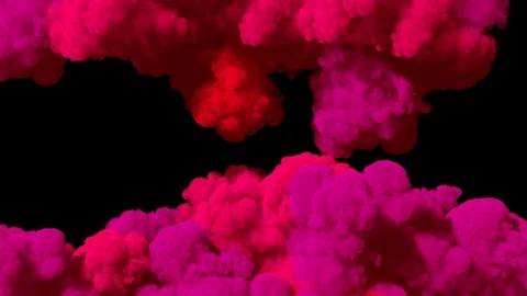 Spreading colored smoke, wiping frame vertically. Stock Footage 92420429