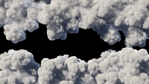 Spreading colored smoke, wiping frame vertically. Stock Footage 92535512