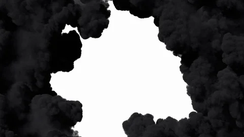 Spreading colored smoke, wiping frame concentrically inwards. Stock-Footage 92740546