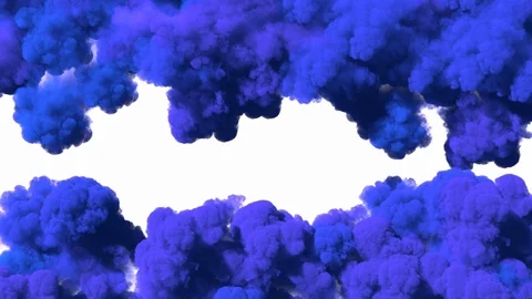 Spreading colored smoke, wiping frame vertically. Stock-Footage 106871829