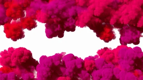 Spreading colored smoke, wiping frame vertically. Stock Footage 106892492