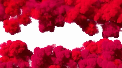 Spreading colored smoke, wiping frame vertically. Stock Footage 106896167