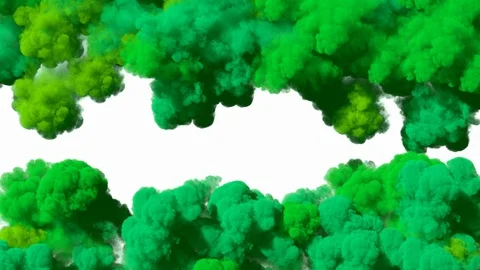 Spreading colored smoke, wiping frame vertically. Stock Footage 106946560