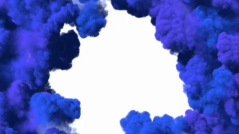 Spreading colored smoke, wiping frame concentrically inwards. Stock Footage 107090538