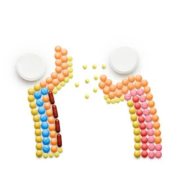Spreading flu. Stock Photos