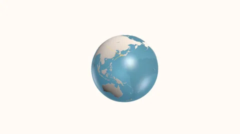 Spreading lines moving around a spinning globe Stock Footage 40812043