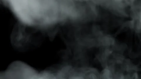 Spreading smoke effect with luma key, VFX effect Stock Footage 301357382