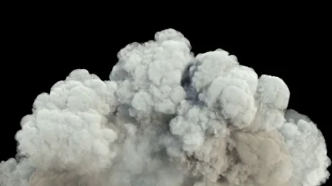 Spreading smoke, wiping frame from down to top. Stock-Footage 83514168