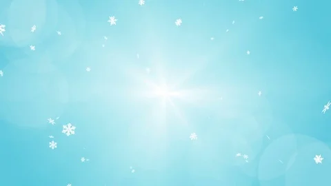 Spreading Snowflakes motion background -Blue Stock Footage 72170609