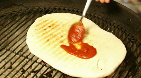 Spreading Tomato Paste Stock-Footage 36815500